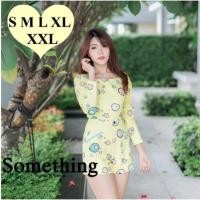 ราคา จั๊มขาสั้นงานป้ายsomething (616274374)