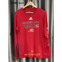 ราคา เสื้อยืดแขนยาว Adidas แขนยาว ป้ายไซส์ M (24402139448)