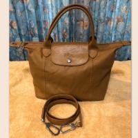 ราคา กระเป๋า Longchamp Cuir หนังแกะ S แท้ %มือ✌️สภาพสวย (7007287009)