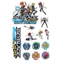 ราคา BEYBLADE BURST ท็อปเปอร์ | BEYBLADE ท็อปเปอร์เค้กชื่อแบบกําหนดเอง | BEYBLADE BURST ธีมตกแต่งเค้กวันเกิด (44276752991)