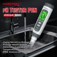 ราคา HABOTEST HT631A/B ปากกาทดสอบ pH IP67 กันน้ํา pH 0.00~14.00; อุณหภูมิ 0~50℃ (ค่าชดเชยอัตโนมัติ ATC) (43331593682)