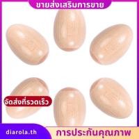 ราคา ชุด 6 ชิ้นไม้กระทบดนตรีไข่ Mararacas ไข่ Shakers เครื่องดนตรีของเล่นเด็ก diarolath (55509361626)