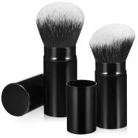 ราคา DOITOOL Retractable Makeup 2 Pack Travel Face Blush Brush, Portable Powder Foundation Brush with Cover for Blush, Bronzer, Buffing and Powder Cosmetics (41430141450)