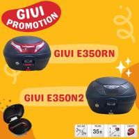 ราคา กล่อง GIVI E350RN ทับทิมแดงขาว / GIVI E350N2 ทับทิมดำ ขนาด 35 ลิตร สามารถติดเบาะพิงหลังเพิ่มได้ (24540309867)