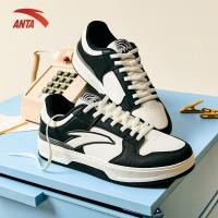 ราคา ANTA SKATE Anta BASIC Skate 1225A8010 รองเท้าผ้าใบแฟชั่นกีฬาผู้หญิงพื้นแบน (57461647155)