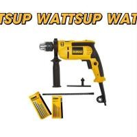 ราคา DEWALT สว่านไขควงสำหรับงานหนัก 13 มม ขนาด 650 วัตต์ พร้อมกล่อง ดอกเจาะเหล็กและเจาะปูน รุ่น DWD024K (45850724997)