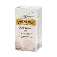 ราคา TWININGS ชาอังกฤษ 1.5 กรัม (กล่อง25ซอง) Pure White Tea (22485829446)