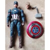 ราคา [no box] Captain America avengers endgame Marvel Legends Hasbro action figure 1/12 ของเล่น ฟิกเกอร์ มาเวล กัปตันอเมริกา (13417555485)