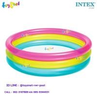 ราคา Intex สระน้ำ เป่าลม สระเด็กเล็ก เรนโบว์ 0.86x0.25 ม. รุ่น 57104 (4578687073)