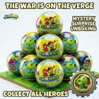 ราคา กล่องสุ่ม Plants vs Zombies Mystery Can ฟิกเกอร์พืชปะทะซอมบี้ Peashooter & Yeti Zombie โมเดลสะสม Surprise Ball ของขวัญวันเกิดสุดเซอร์ไพรส์สำหรับเด็ก (45159897558)
