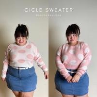 ราคา “Cicle sweater” เสื้อสเวตเตอร์ เสื้อสเวตเตอร์ไซต์ใหญ่ เสื้อกันหนาวเกาหลี สื้อสเวตเตอร์อก 50 นิ้ว เสื้อสเวตเตอร์สีชมพู (19264229629)