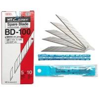 ราคา ใบมีดคัตเตอร์ NT CUTTER BD-100 ขนาด 9 มม. 30 องศา (หลอดละ 5 ใบ) (7487033191)