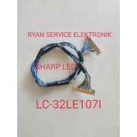 ราคา สาย FLEXIBLE LVDS LED TV SHARP LC-32LE107I (25583689553)