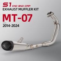 ราคา For YAMAHA MT07 FZ07 xsr700 2014-2024 Motorcycle Exhaust Full System Escape Modified Header Front L (43328154952)