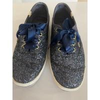 ราคา Keds Glitter (x Kate Spade) รองเท้าผ้าใบ แบบผูกเชือก รุ่น Champion Giltter สีกรมท่า ไซส์ 37 ส่งต่อ (23917244073)