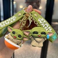 ราคา Star Wars ตุ๊กตาพวงกุญแจกระเป๋ารถจี้น่ารัก Yoda เด็กของขวัญเล็กๆ Key แหวน 51626 (51710603908)