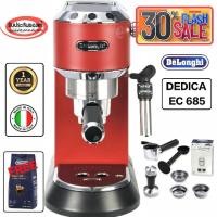 ราคา De'Longhi EC 685 เครื่องชงกาแฟสดเอสเพรสโซ De'Longhi Dedica รุ่น EC 685.R (22348694788)