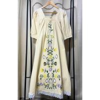 ราคา พร้อมส่ง เดรสยาว สีครีมธรรมชาติ ผ้าลินินเนื้อผ้าดี สีสวยมาก (23032028063)