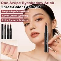 ราคา One-Swipe Sparkle 3-In-1 Eye Shadow และ Highlighter Stick สําหรับ Quick Easy Makeup Eye Shadow Stick/Highlighter Stick/Makeup Stick (52761461619)
