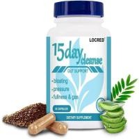 ราคา 15 Day Cleanse Capsule,Colon Cleanse and Gut Health for Women & Men, with Senna, Cascara Sagrada & Psyllium Husk,30 แคปซูล (55211334611)