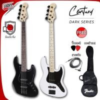 ราคา ของแถมครบเซต✅ เบสไฟฟ้า Century รุ่น Dark Series ทรง Jazz Bass เบสไฟฟ้า เบส 4 สาย (20558835619)