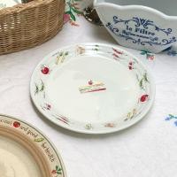 ราคา จานวินเทจพร้อมผัก PATTERNS 2HAND สไตล์ญี่ปุ่นเซรามิก (41202479598)