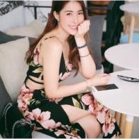 ราคา เดรสลายดอกเว้าเอวเปิดหลัง เดรสใส่ไปทะเล งานสวยมากๆ ** พร้อมส่งทันที ** (5744499262)