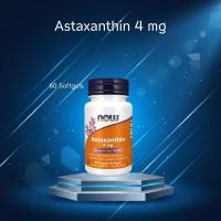 ราคา Now Foods Astaxanthin 4 mg, 60 Veggie Softgels l แอสต้าแซนทิน สารสกัดจากสาหร่ายฮีมาโตคอกคัส (53103262650)
