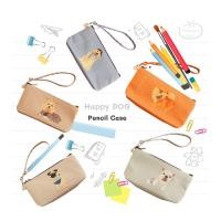 ราคา Happy Tell กระเป๋าดินสอ กระเป๋าผ้าแคนวาส Pencil Case ลายลายน้องหมาสุดน่ารัก (22843105181)