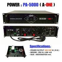 ราคา เพาเวอร์เเอมป์ 5000w pmpo เครื่องขยายเสียง แอมป์ขยายเสียง Power amplifier A-one PA-5000 (8515489535)