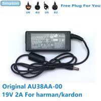 ราคา Original AC Adapter Charger สําหรับ อันตราย kardon 19V 2A 38W AU38AA-00 Onyx Studio ลําโพงบลูทูธแหล่งจ่ายไฟ (55910084561)