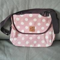 ราคา PRELOVED POLKA DOTS SLING BAG พร้อมฝาครอบคลิป MAGNET (44356475238)