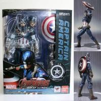 ราคา Bandai S.H.Figuarts Marvel Avengers Captain America SHF Action Figure ของแท้ (2265051823)