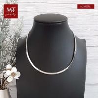 ราคา MT สร้อยคอโช๊คเกอร์ เงินแท้ โช๊คเกอร์แบบแข็ง กว้าง 4 มม. ยาว16 นิ้ว Choker (sck054) MT Jewelry (45610548344)