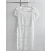 ราคา เสื้อลูกไม้ตัวยาวสีขาว เสื้อใส่ไปทะเล (21275825530)