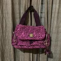 ราคา UNGU KIPLING Purple Dot Fine Nylon Bag (48001088558)