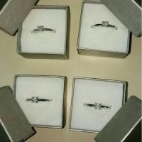 ราคา แหวนเพชรcz4mm & แหวนเกลี้ยง3.5mm (5440903051)