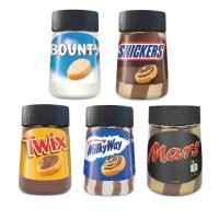ราคา Chocolate Spread แยมช็อกโกแลต (Twix ,Snickers ,Mars ,Bounty ,Milky way) แบรนด์ดัง น้ำหนัก 350 กรัม (55452535471)
