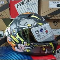 ราคา หมวกกันน็อคเต็มใบหุ้มคางBilmola Veloce ลาย Piranha yellow (22266210052)