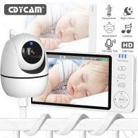 ราคา 5 นิ้ววิดีโอ Baby Monitor HD พร้อม Pan Tilt ซูมกล้องเด็กความปลอดภัยเสียงสองทาง Night Vision กล้องไร้สายเด็กพร้อมขาตั้ง (27027042859)