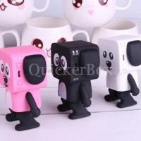 ราคา ลำโพงบลูทูธ รูปหมาเต้นได้ Mini Dance Robot Dog Wireless Bluetooth Speaker ส่งฟรี (1798179192)