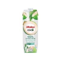 ราคา [สินค้าส่งด่วน] มาลี น้ำมะพร้าวน้ำหอม 100% 1000 มล. MALEE 100% NAMHOM COCONUT WATER 1000 ML. (50758049339)