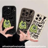 ราคา น่ารัก Little Monster Soft DoodleกรณีสําหรับIPhone XR 11 15 12 13 14 Pro Max 7Plus XS X MAX 7 6 8 6S Plus SE 2020 Angel Eyesการ์ตูนมอนสเตอร์University Disney Cover (47111898278)