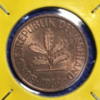 ราคา เหรียญเก่า#14371 1989 ประเทศเยอรมัน 2 PFENNIG เหรียญต่างประเทศ เหรียญสะสม หายาก UNC (5548806629)