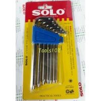 ราคา SOLO ประแจหกเหลี่ยมโซโล หัวดาวหรือหัวท็อค หัวแฉก no.912 ของแท้100% (7516939035)