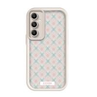 ราคา สําหรับ Samsung Galaxy A05S,Green, Pink Grid Picture,เคสโทรศัพท์ซิลิโคนป้องกันการตกหล่น (40930323607)