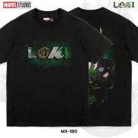 ราคา เสื้อยืด Marvel Loki ลายการ์ตูน ลิขสิทธิ์แท้ เหมาะสำหรับทุกเพศ (MX-180) (40559365159)