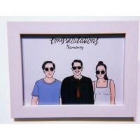 ราคา รับวาดรูป ใส่กรอบ ขนาด A6 วาดรูปใส่กรอบ ของขวัญ รับวาดรูปเป็นของขวัญ วาดรูปส่งไฟร์วาดรูปครอบครัวรุปวันรับปริญญาของขวัญ (5635633265)