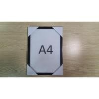 ราคา กรอบรูปขนาด A4 สำหรับใส่เอกสาร กรอบสีทอง (8407596052)