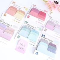 ราคา [DW] Colourful Wide Sticky Notes สไตล์เกาหลี Memo Pad Gradient Color Study Note Paper (45412336318)